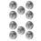 10pcs Kitchen Funnel Set For Home Accessories Silver 3