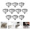 10pcs Kitchen Funnel Set For Home Accessories Silver 8