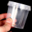 Raindrops  18 Pcs Storage Barrel Bins With Lids Containers Transparent 5