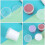 Raindrops  18 Pcs Storage Barrel Bins With Lids Containers Transparent 10