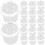 Raindrops  18 Pcs Storage Barrel Bins With Lids Containers Transparent 2