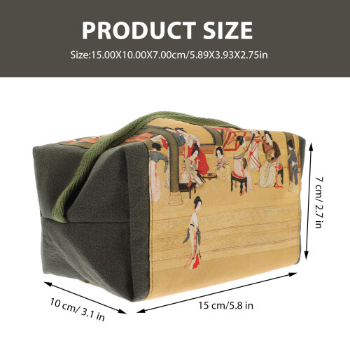 Tissue Holder Multi Colored 1pack 5.89x3.93x2.75in 2