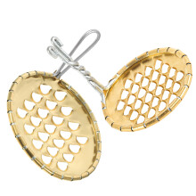 Metal Turner Ula Jelly Scraping Golden 2pcs