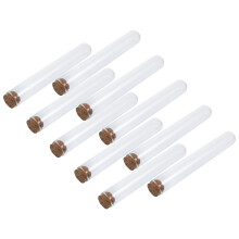 Match Storage Jar Glass Transparent 10pcs 6x0.9x0.9in