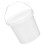 Food Grade Buckets With Lids Plastic White 1pack 10