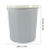 Raindrops Trash Basket Garbage Can Grey Pp 1pcs 9.6x9.3x7.1in 3