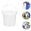 Food Grade Buckets With Lids Plastic White 1pack 5