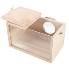 Wooden Bird House Breeding Nest For Parakeets Budgie Nesting Boxes