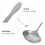 Raindrops Stainless Steel Round Spoon For Versatile Kitchen Use 9