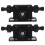Worgeous  2 Pcs Replacement Bed Slat Holder Rail Water Pump 3