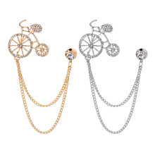 2pcs Creative Bike Brooches Pretty Brooches Bike Bike Brooch