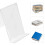 Desktop Display Rack Small Clear Bookcase Bookshelves Shelf 7