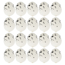 60 Pcs Strip Awning Easter Vase Filler Simulation Foam Bird Egg