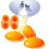 3 Pcs Picnic Eggs Carton Holder Basket Container For Refrigerator 8