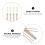 Raindrops  5 Pairs Reusable Chopsticks That Alloy Sturdy Dense 6