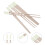Raindrops  5 Pairs Reusable Chopsticks That Alloy Sturdy Dense 4