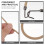 Elastic Hair Claw Ponytail Hooks Polyester 20pcs 11