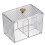 Makeup Storage Organizer Acrylic Transparent 2pcs 1