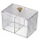 Makeup Storage Organizer Acrylic Transparent 2pcs 9