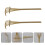 2pcs Mini Bamboo Rake For Small Rake 4x5.3in 6