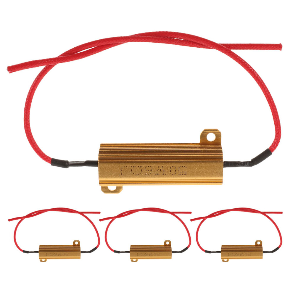 4 Pcs Load Resistor For Light Turn Signal Resistors Lights 3164262422110