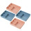 3pack Compartment Storage Box For Home Users Blue 20x15.5x3cm 6