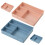 3pack Compartment Storage Box For Home Users Blue 20x15.5x3cm 4