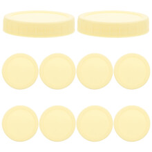 10 Pcs Can Lids For Drinks Covers Wide Mouth Jar Coffee Mug