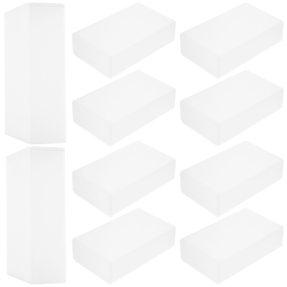 Clear Plastic Cable Organizer With Lid And Label - Cord Management Box 3171083361320