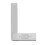 Mini Small Square Wide Base Angle Ruler 8x5x1cm Silver 7