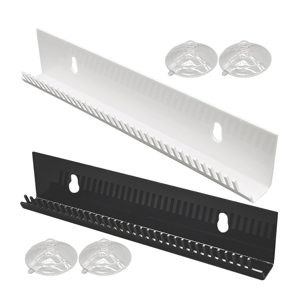 Iplusmile Hair Extension Hanger Hair Extension Holder Rack Black 2Pcs