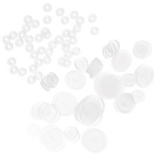 Protective Earring Discs Earring Pads 100pcs Avoid Swelling
