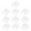 10pcs Transparent Keycap White Plastic The Cross Computer 7