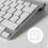 10pcs Transparent Keycap White Plastic The Cross Computer 3