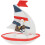 Sailboat Model 1set 3.3x1x4.1in 5