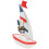 Sailboat Model 1set 3.3x1x4.1in 3