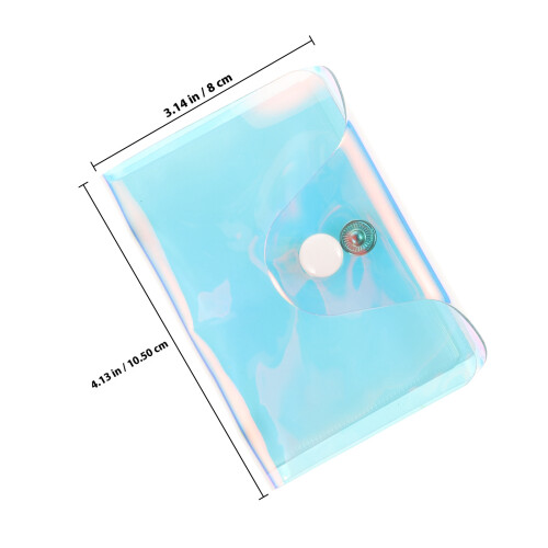 Slim Wallet Id Holder Transparent Card Organizer Compact Miss 1