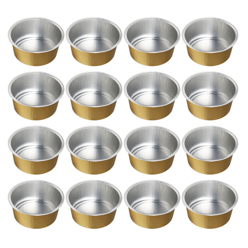 Iplusmile 25 Pcs Heating Aluminum Foil Mold Wax Bowl Melt Liners For Warmers