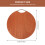 1pc Kitchen Cutting Board Double Side Solid Wood Brown Board 2
