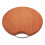 1pc Kitchen Cutting Board Double Side Solid Wood Brown Board 8