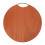 1pc Kitchen Cutting Board Double Side Solid Wood Brown Board 1