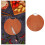1pc Kitchen Cutting Board Double Side Solid Wood Brown Board 6