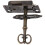 Door Lock With Key Retro Drawer Lock Dark Brown 1 Set 1