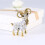 Sheep Brooch Multi Alloy Rhinestone Decor Pin 6