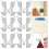 Raindrops  20 Sets Hanging Hooks For Picture Frames Hangers Heavy Duty 4