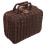 Woven Suitcase Box Coffee Pp 1pcs Picnic Basket 3