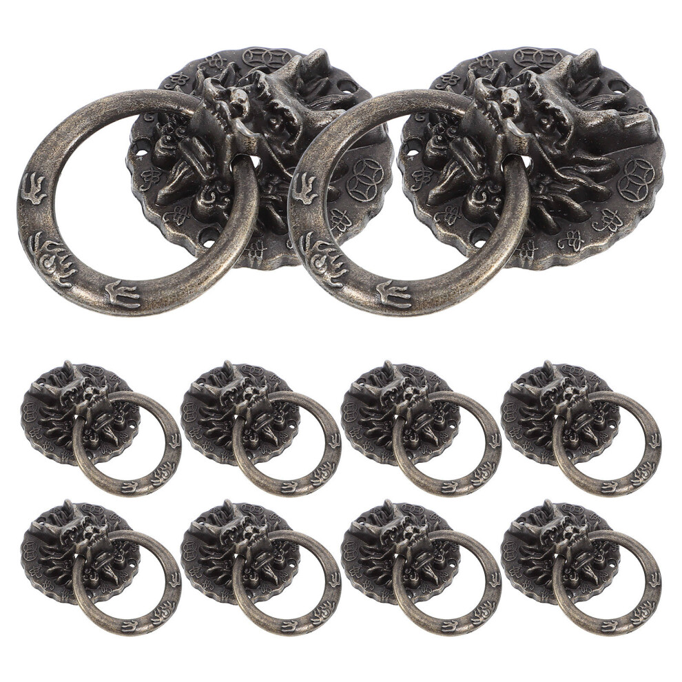 Rustic Drawer Pulls Decorative Cabinet Pull Zinc Alloy 10Pcs 3164262404475