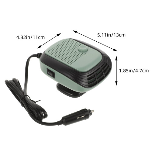Windscreen Heater For Vehicle Olive Green Abs Heating 1pcs 1