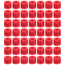 50Pcs Durable Red Plastic Sale Garment Size Markers Assortment