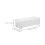 White Wooden Floor Mirror Base Stable Antislip Elegant 2